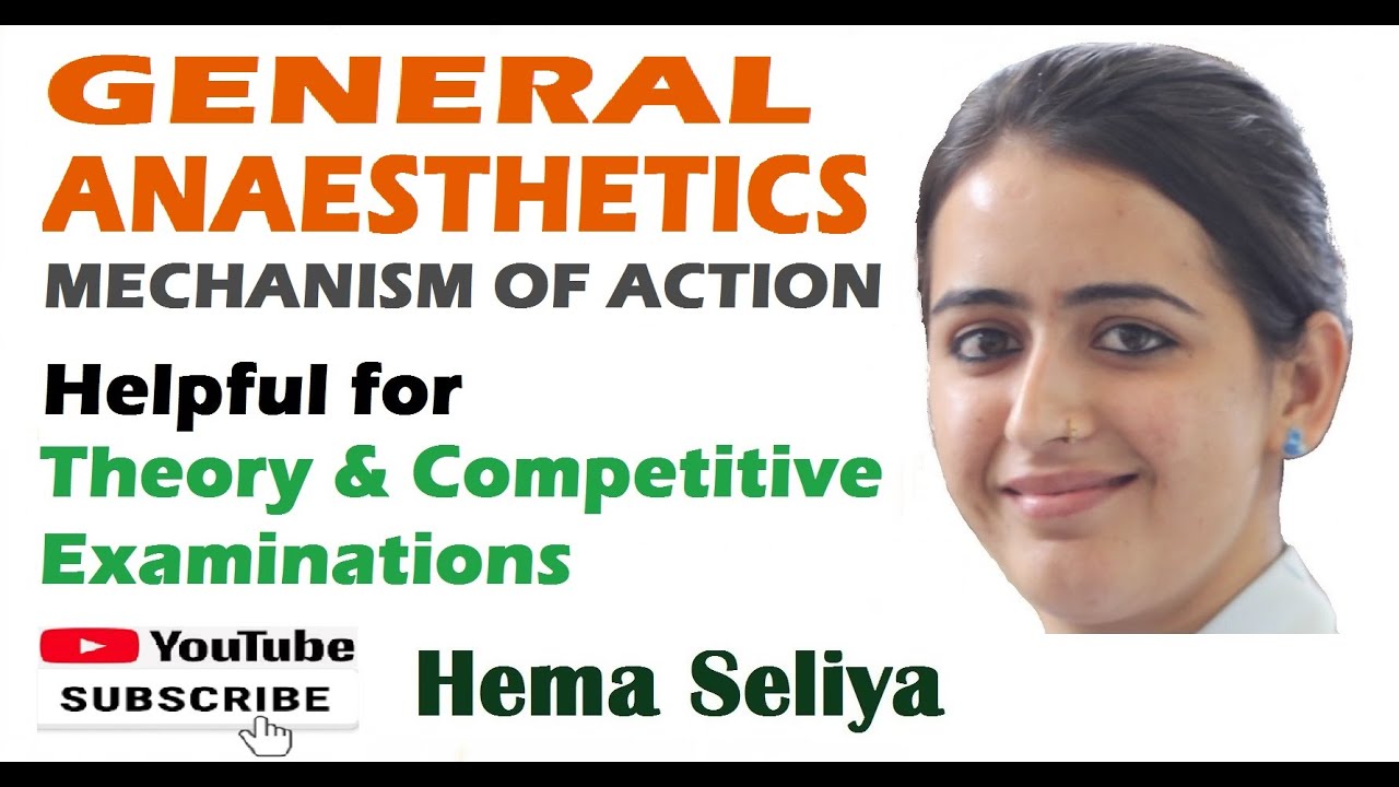 GENERAL ANAESTHETICS | PART-2 | MECHANISM OF ACTION