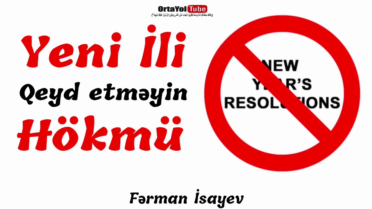 Yeni ili qeyd etməyin h&ouml;km&uuml; / Fərman İsayev