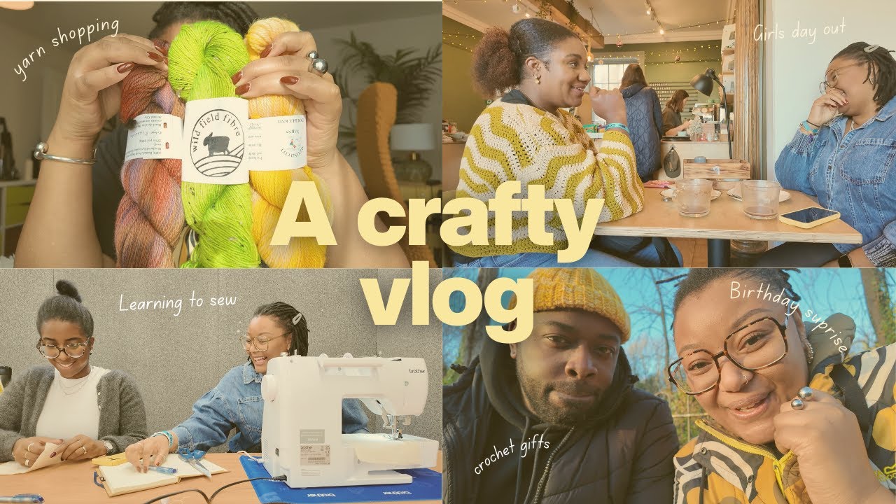 KNIT & STITCH SHOW HARROGATE. YARN SHOPPING, SEWING & MAKING A HAT | A CRAFTY GIRL VLOG