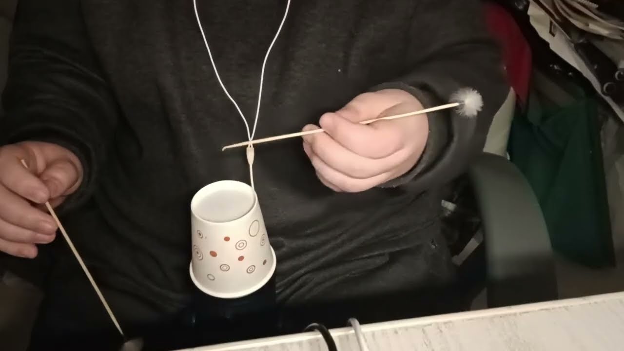 ASMR 종이컵 탭핑과 귀이개