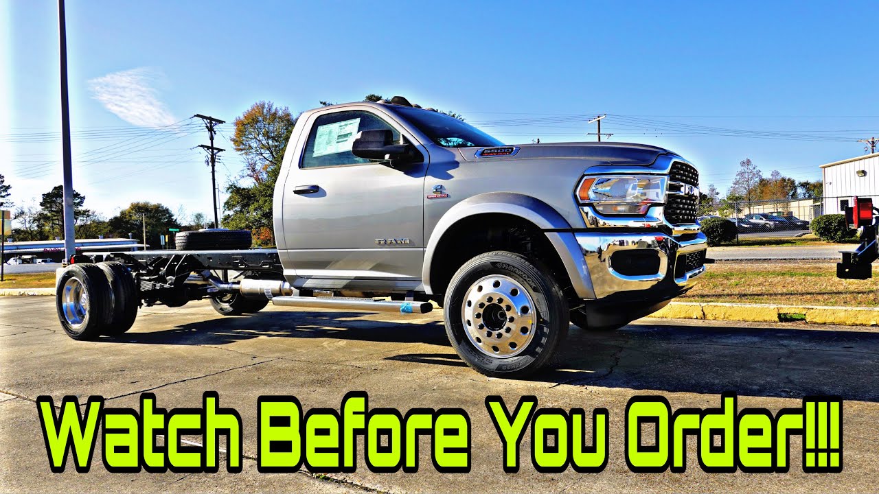 New RAM 5500 Regular Cab SLT 108 CA 4X2 Review! Find Out What The Biggest Mistake Is When Ordered!