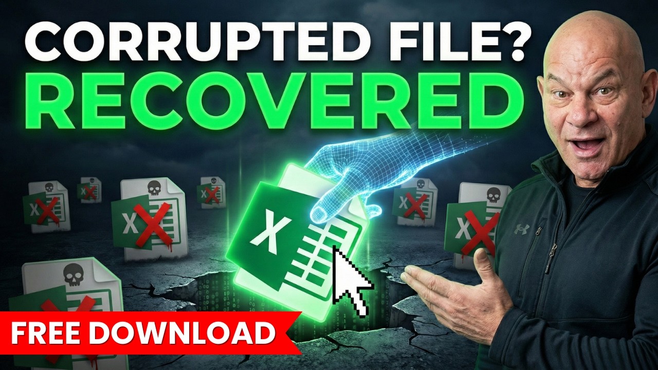 Исправьте ЛЮБОЙ поврежденный файл Excel БЕСПЛАТНО с помощью ИИ!