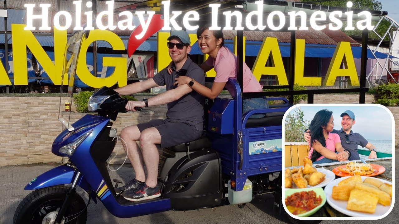 INDONESIA #4 :  Ke kampung  Nelayan di kota Bontang naik Bentor / Kumpul bersama sahabat masa kecil.