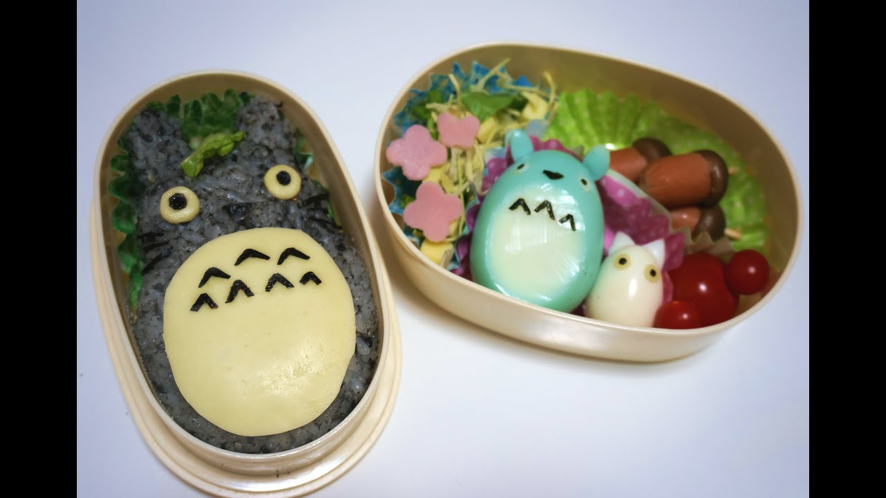 Totoro Bento Box Tutorial トトロキャラ弁のつくりかた