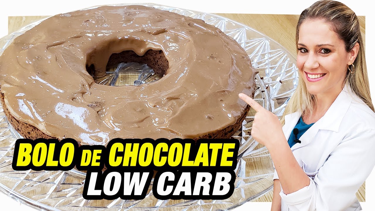 Bolo FOFINHO de Chocolate com POUCOS CARBOIDRATOS - Fácil e Delicioso