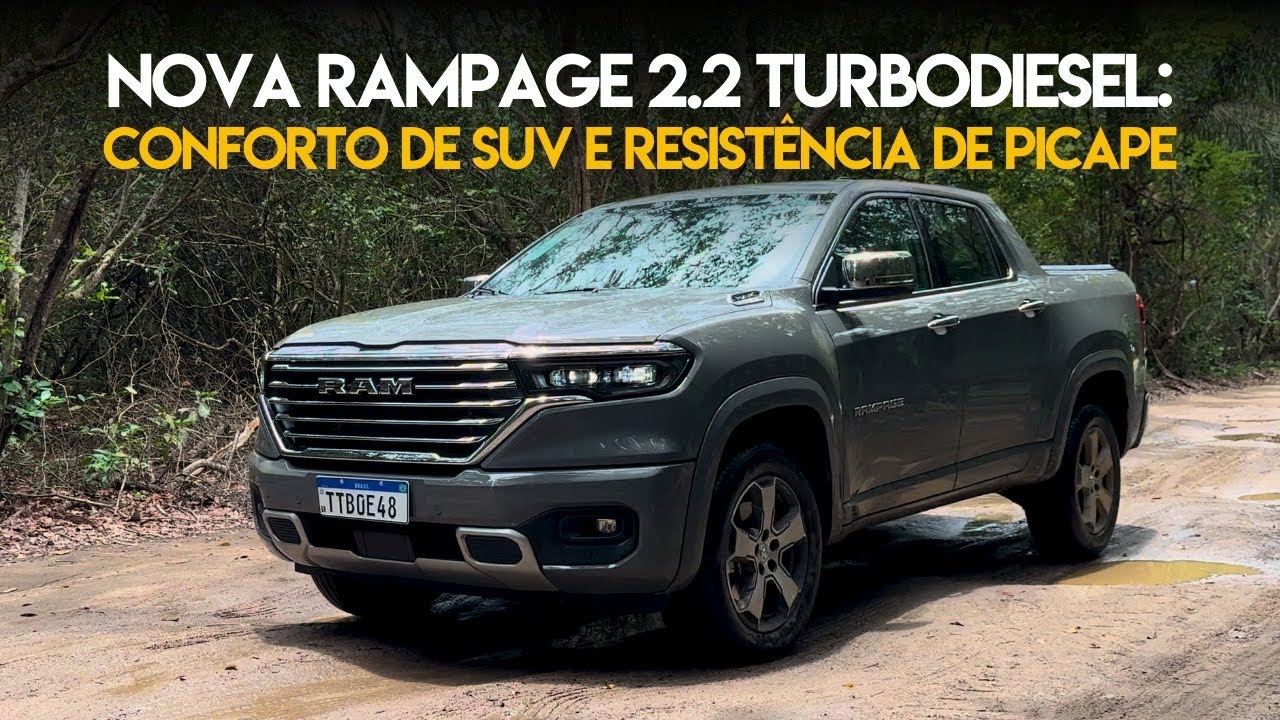 Nova Rampage 2.2 turbodiesel: conforto de SUV e resistência de picape