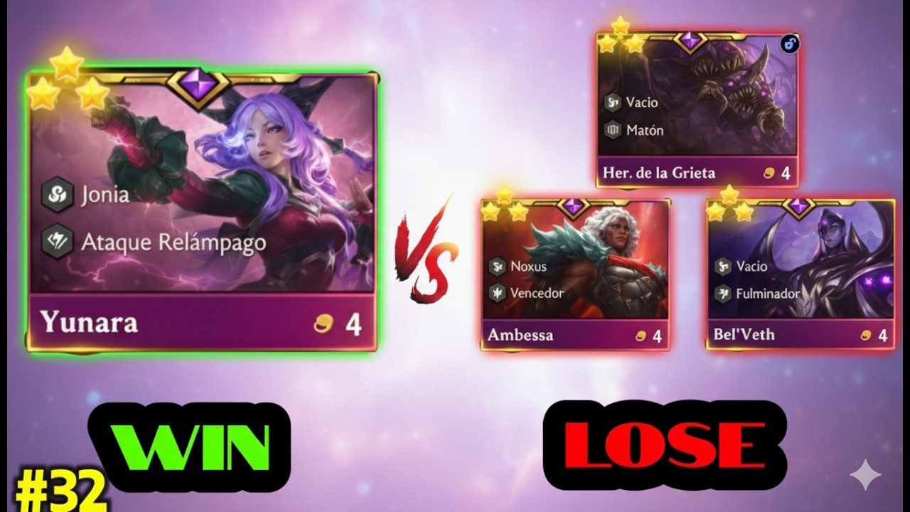 PIERDO con 3 fichas 3 ESTRELLAS contra una YUNARA 3 | | Teamfight Tactics | SET 16 | #33