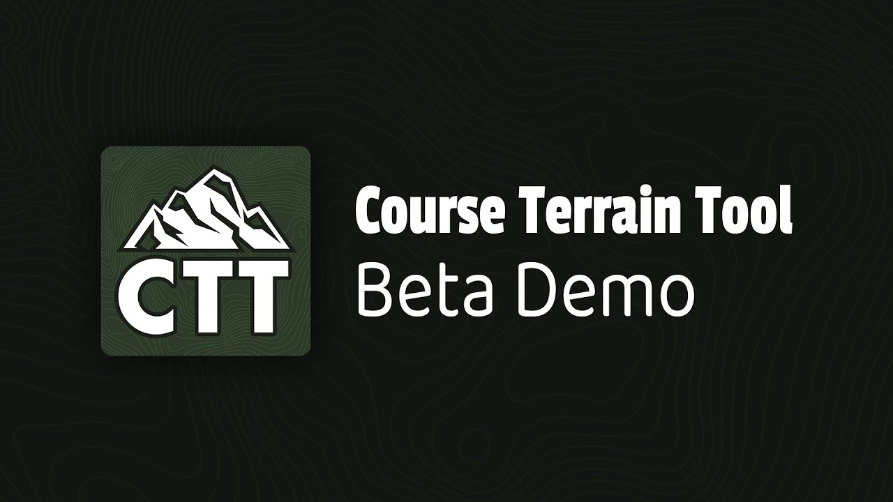 Course Terrain Tool - Beta Demo