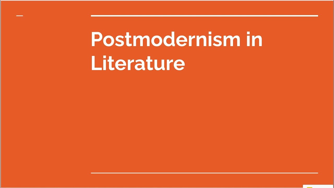 Postmodernism in Literature