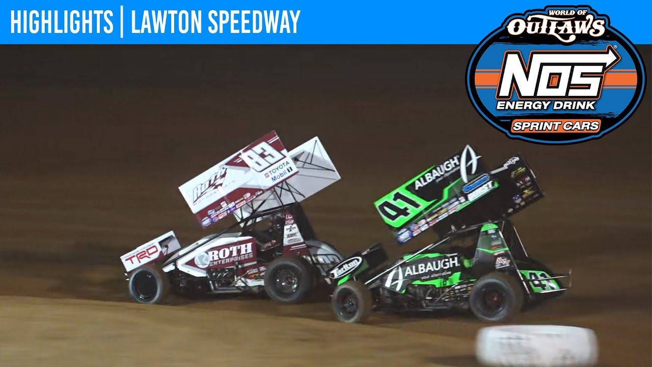 World of Outlaws NOS Energy Drink Sprint Cars | Lawton Speedway | March 28, 2025 | HIGHLIGHTS