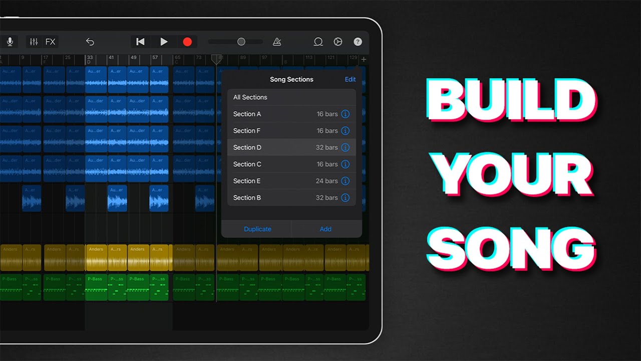 ПРОСТОЙ способ аранжировать вашу песню в GarageBand