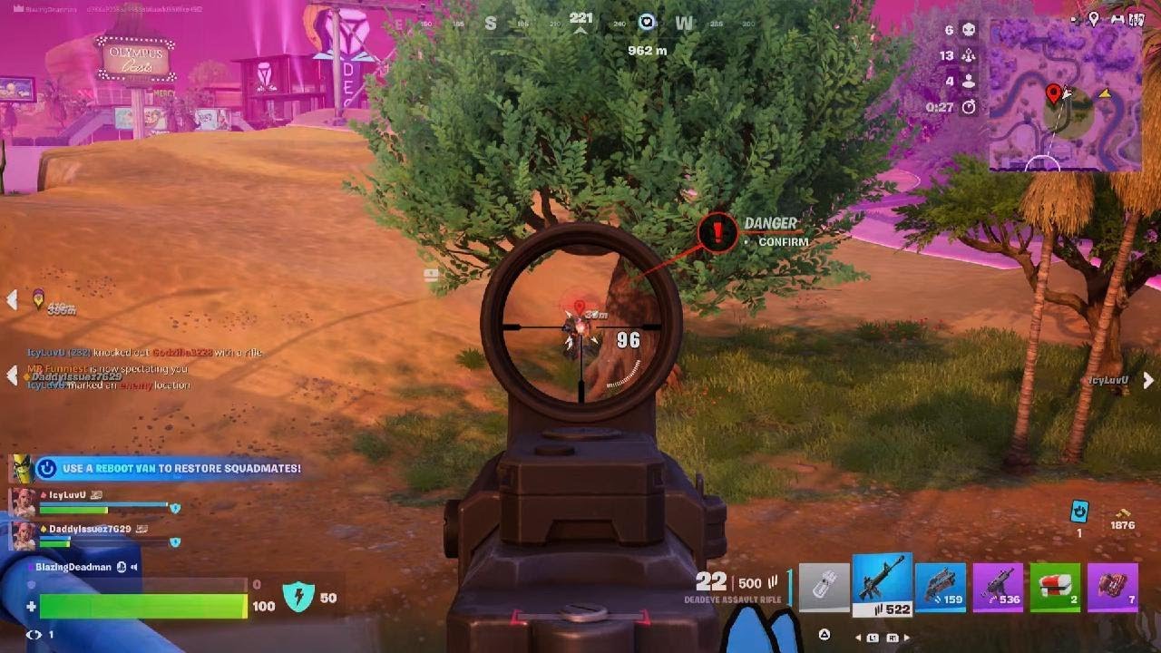 Fortnite Self Revive Denied