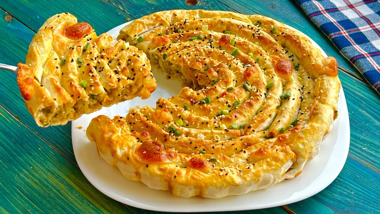 Еда с картофелем Рецепт борека Картофельный бурек из турецкой кухни