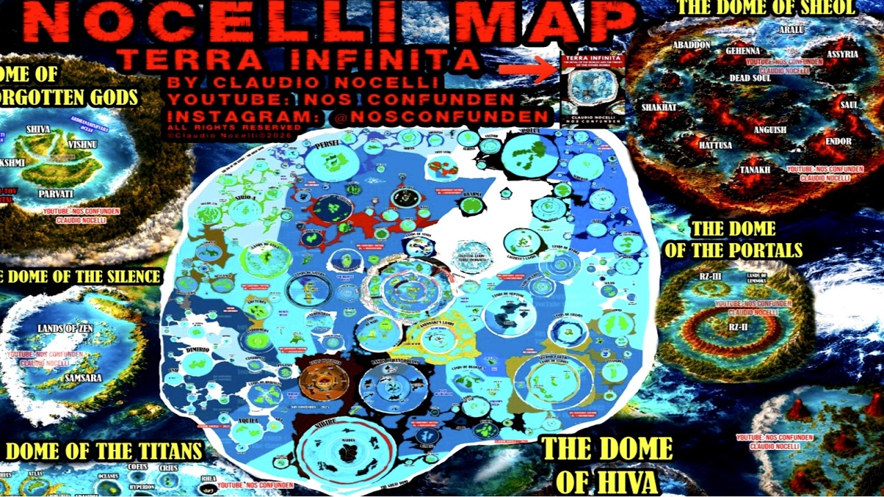 NOCELLI MAP - Other Domes TERRA INFINITA