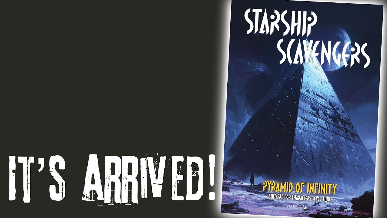 Starship Scavengers Solo Adventure Pyramids of Infinity first look