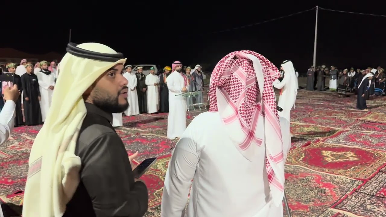 مبدا قبايل عسير عند بلغازي في حفل زواج الشاب ريان بن زولان الحسني الغزواني في استراحة الريف ببلغازي