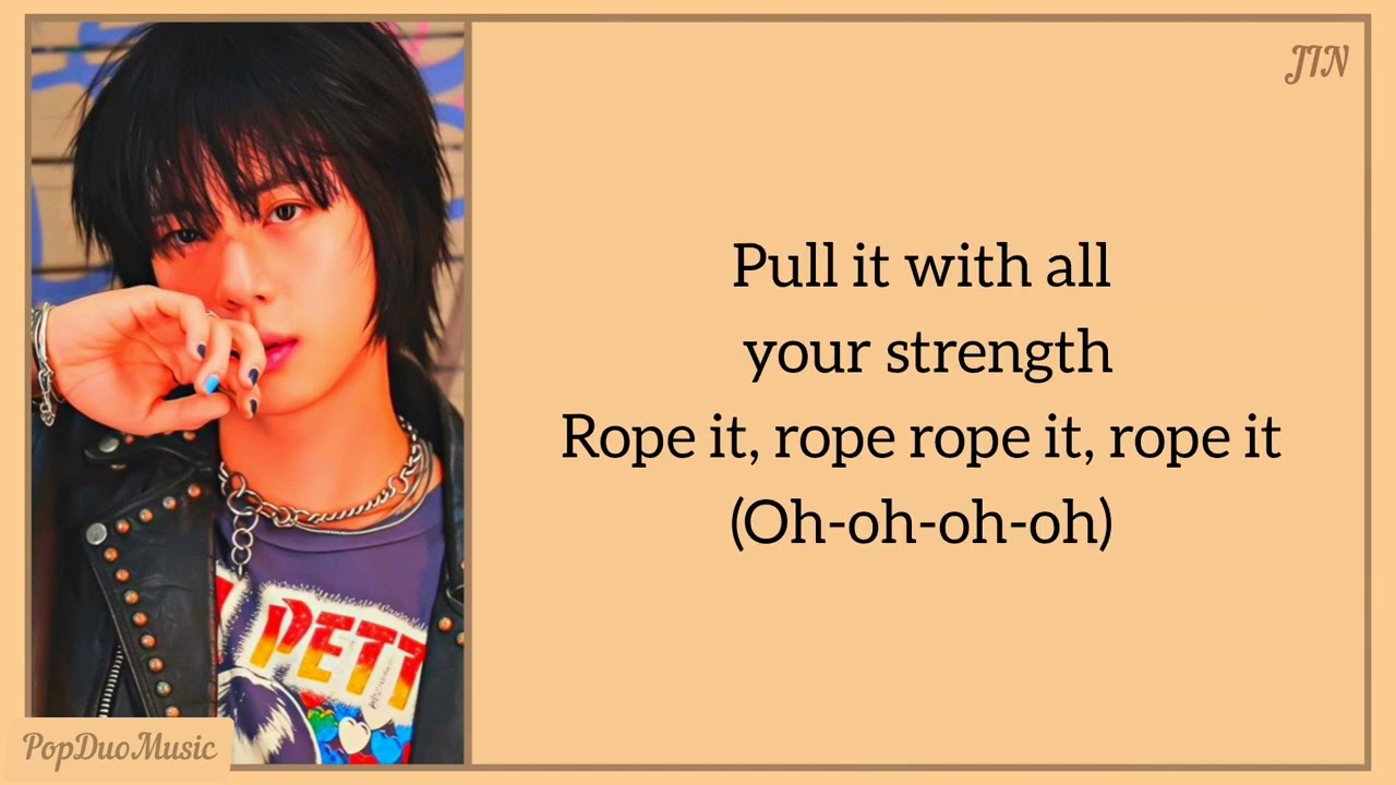 JIN (진) - Rope It Lyrics (English Translation) | PopDuoMusic