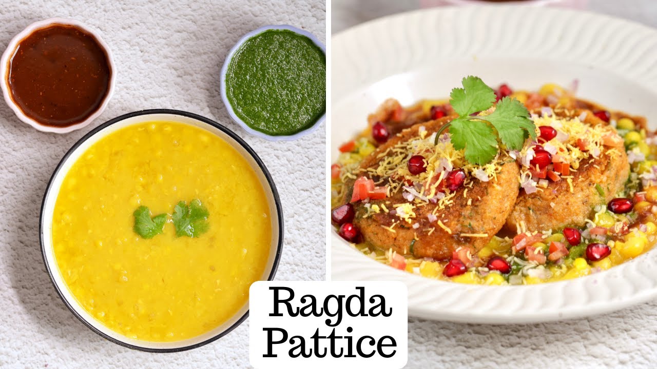 मुम्बई स्पेशल रगड़ा पेटिस | Chole Tikki  | Ragda Pattice | Street-Style Chaat | Kunal Kapur Recipes