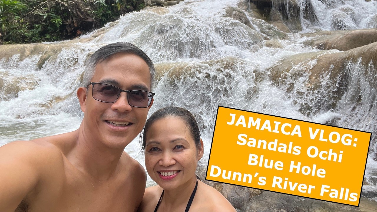 Видеоблог о Ямайке: Курорт Sandals Ochi + водопад Даннс-Ривер и Голубая дыра! 🇯🇲✨