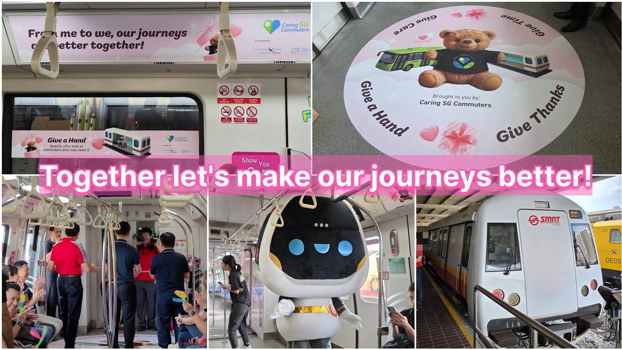 [LTA Caring SG Commuters] Theme Train Launch on 6 Feb 2026 [featuring SMRT KSF C151B - (605/606)]