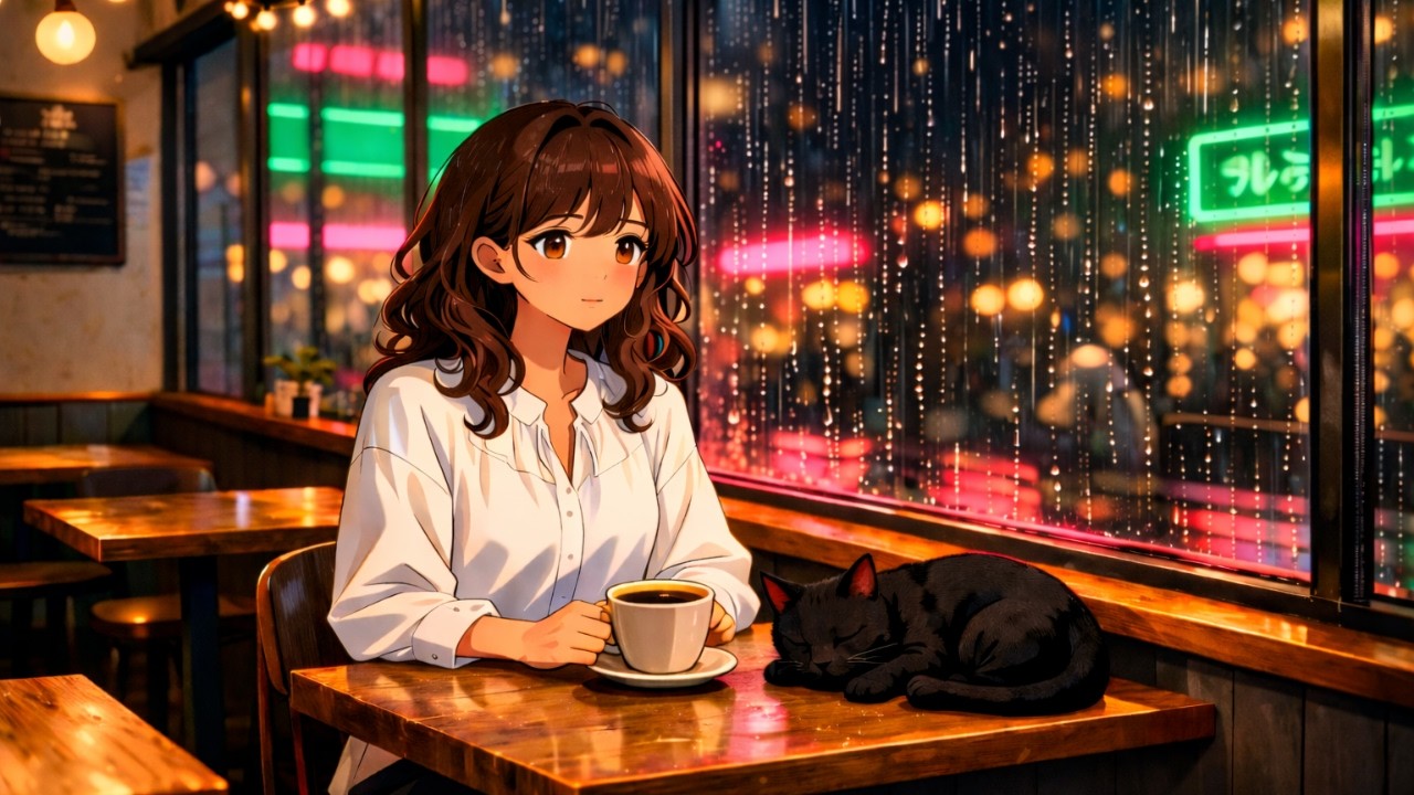 Rainy Coffee ☕ Lofi Beats for Study, Focus & Relax