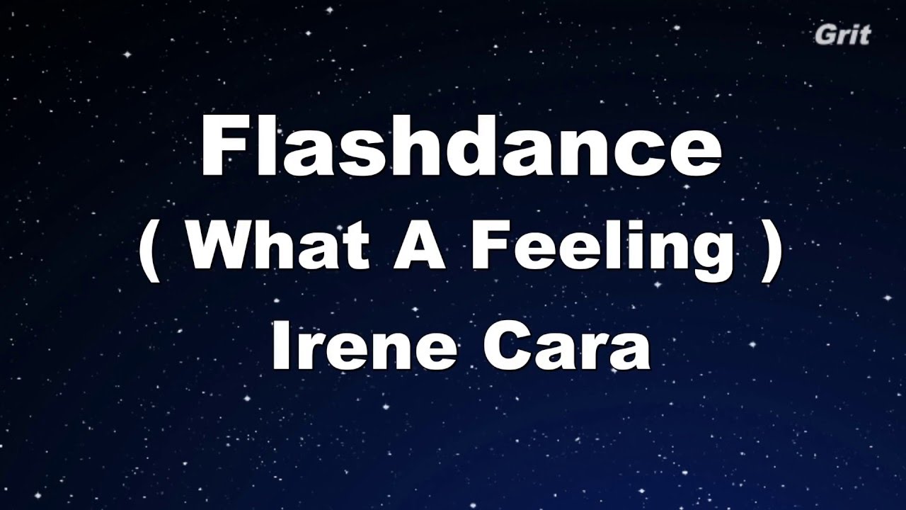 Flashdance What A Feeling - Irene Cara Karaoke【No Guide Melody】