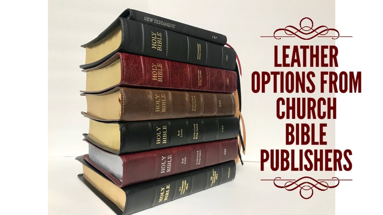 CBP Leather Bible options available from Church Bible Publishers