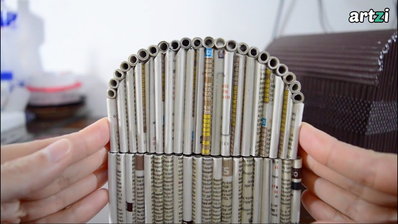 Making a Chest with Magazine Paper