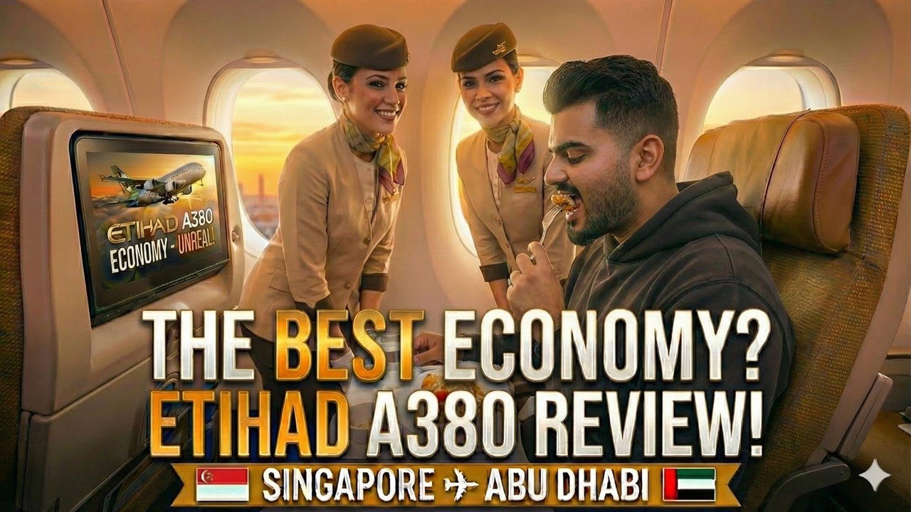 Это лучший в мире эконом-класс? Сингапур — Абу-Даби | Etihad Airways A380