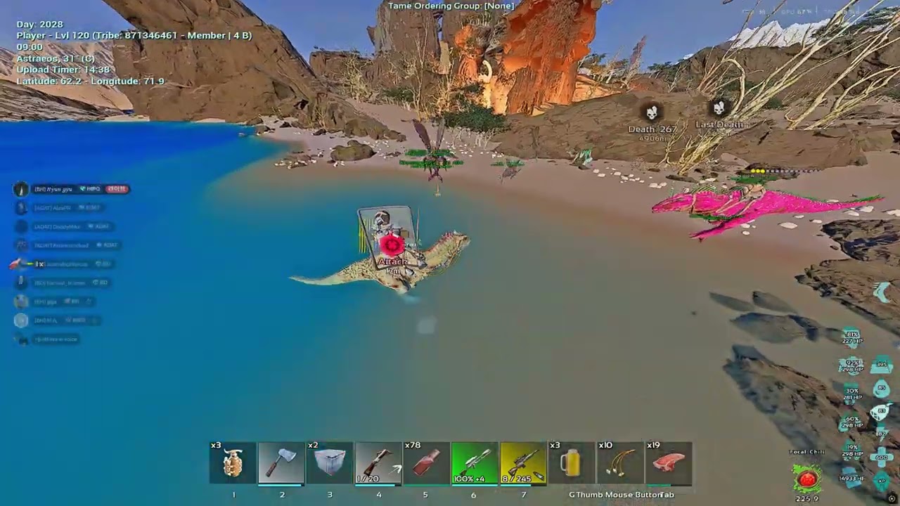 POP is monkey in North AF | Ark AsA Official PvP | i love cute af