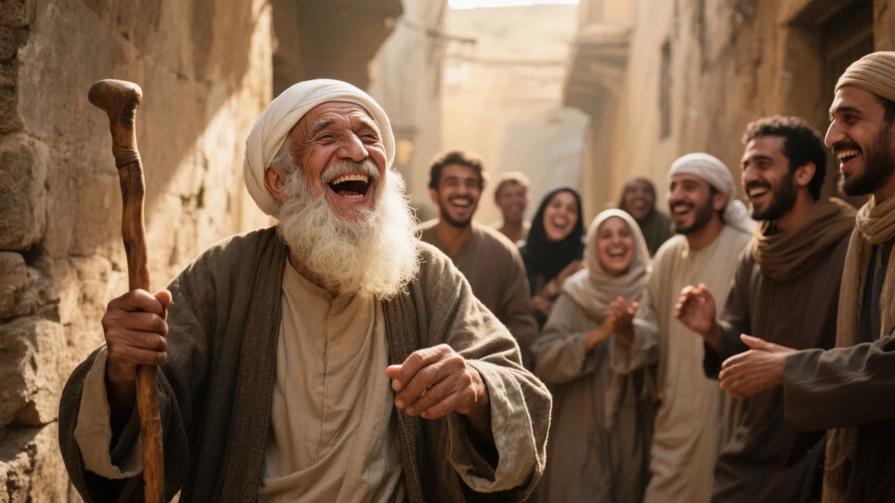 #قصة_المجنون الذي هزّ عرش الحاكم بكلمة ! 🧙‍♂️ عندما انتصر العقل المجنون على سلطان متكبر