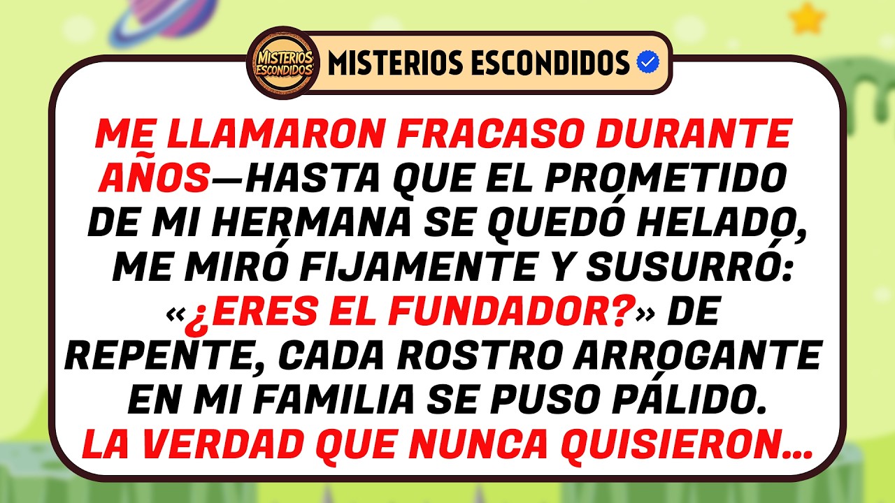 Mi Familia Dijo Que Fracasé; El Prometido De Mi Hermana Palideció: «¿Eres El Fundador?»