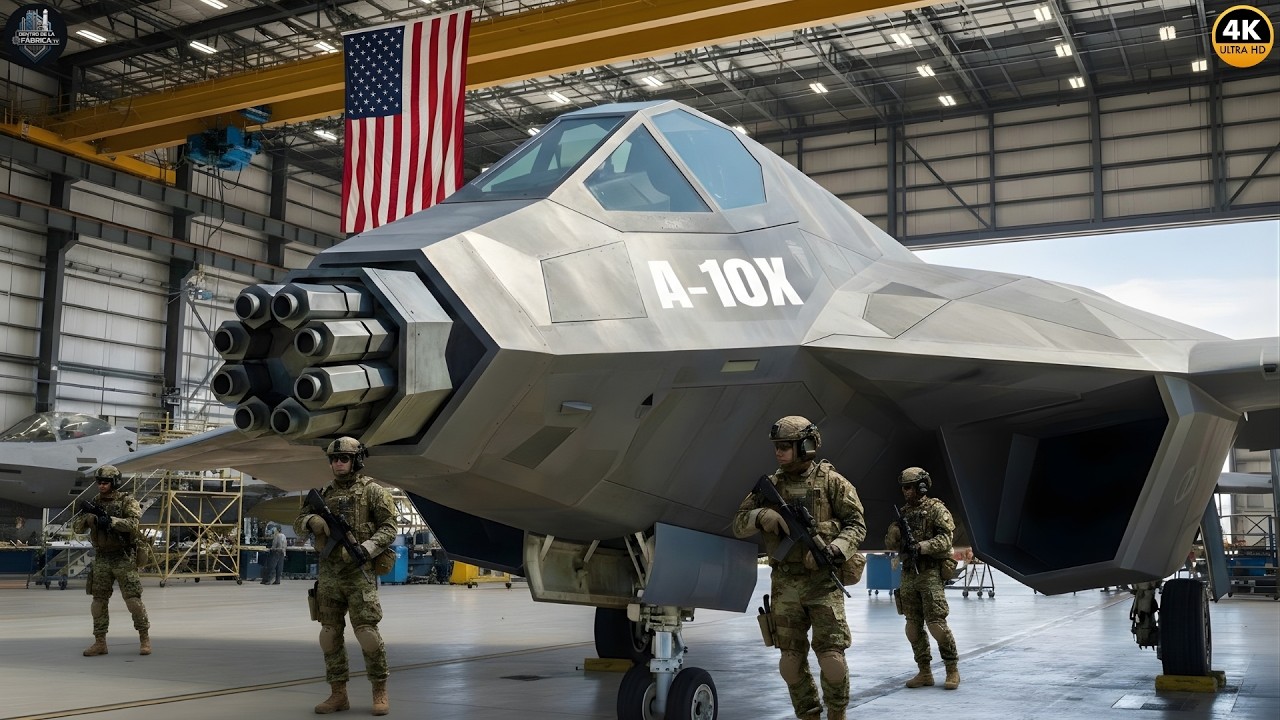 Dentro de la nueva fábrica del A-10X de EE. UU.: Un tanque volador reconstruido para 2030