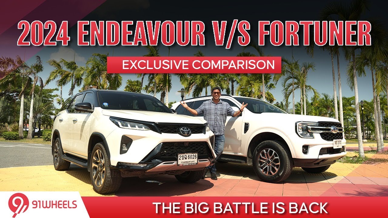 2025 Ford Endeavour / Everest vs Toyota Fortuner Comparison || Exclusive BIG SUV war video