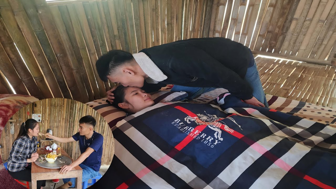 Ho Dung was happy when Thuan loved and took care of her when she was pregnant.