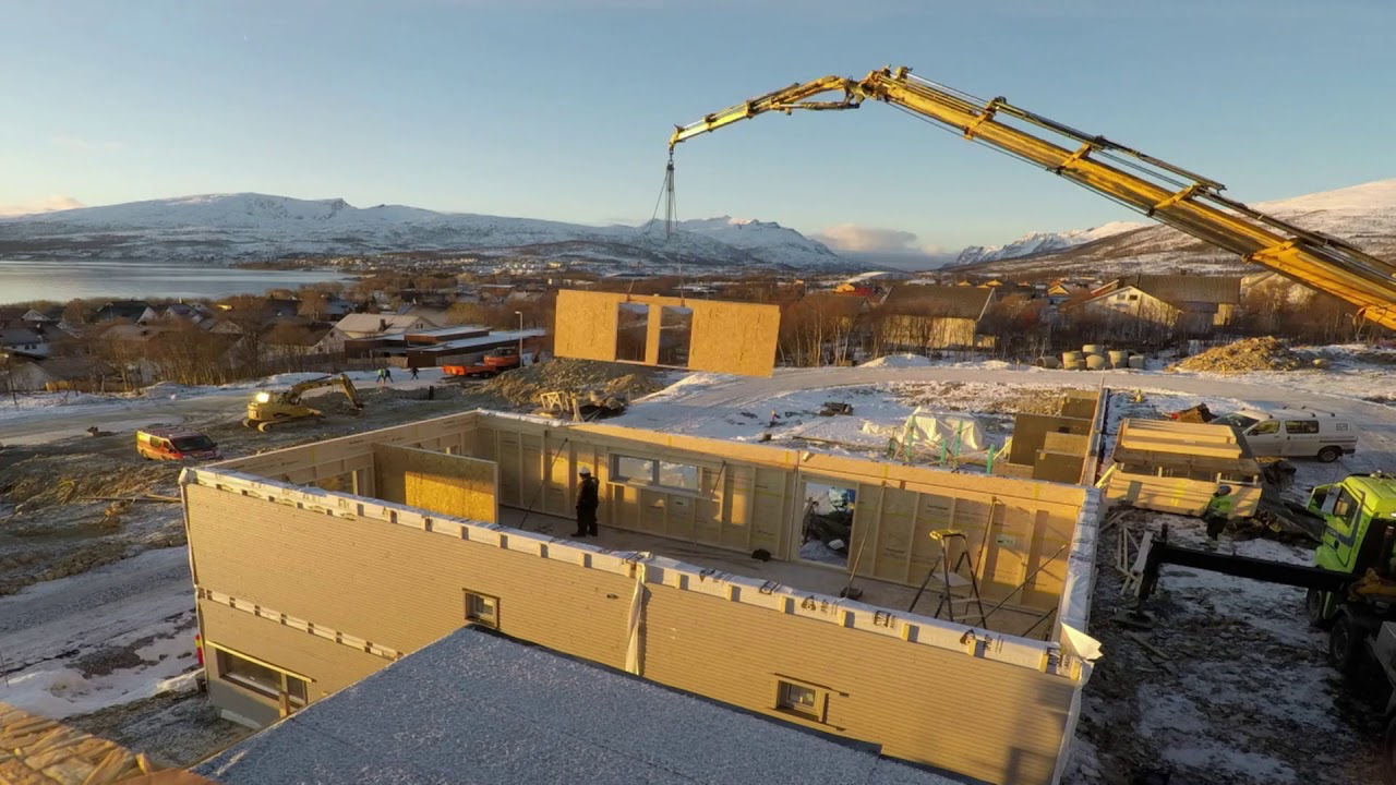 Element husbygging i Norway . Byggmesteren Tromsø