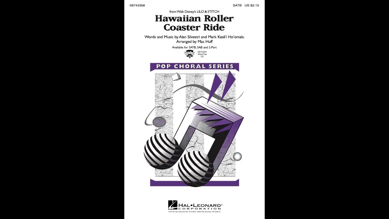 Hawaiian Roller Coaster Ride (SATB Choir) – Arranged by Mac Huff