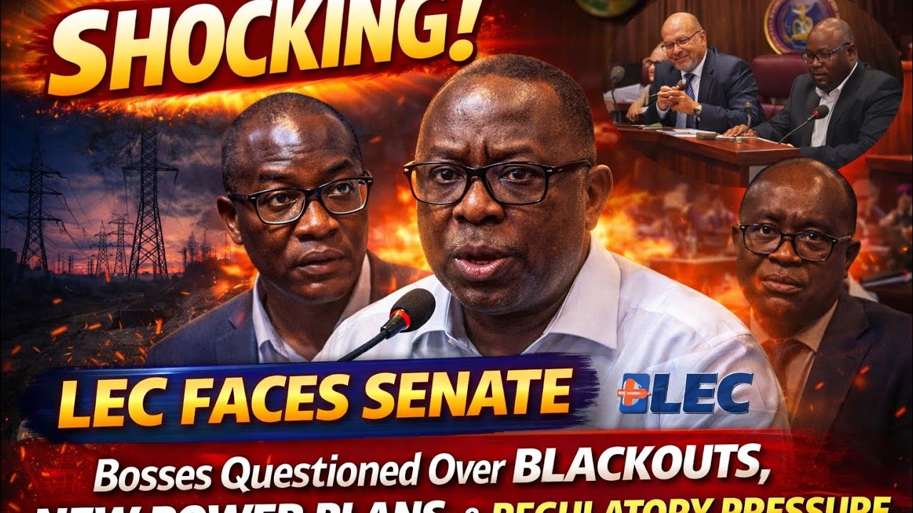 SHOCKING LEC Faces Senate: Bosses Questioned Over Blackouts, New Power Plans, & Regulatory Pressure.