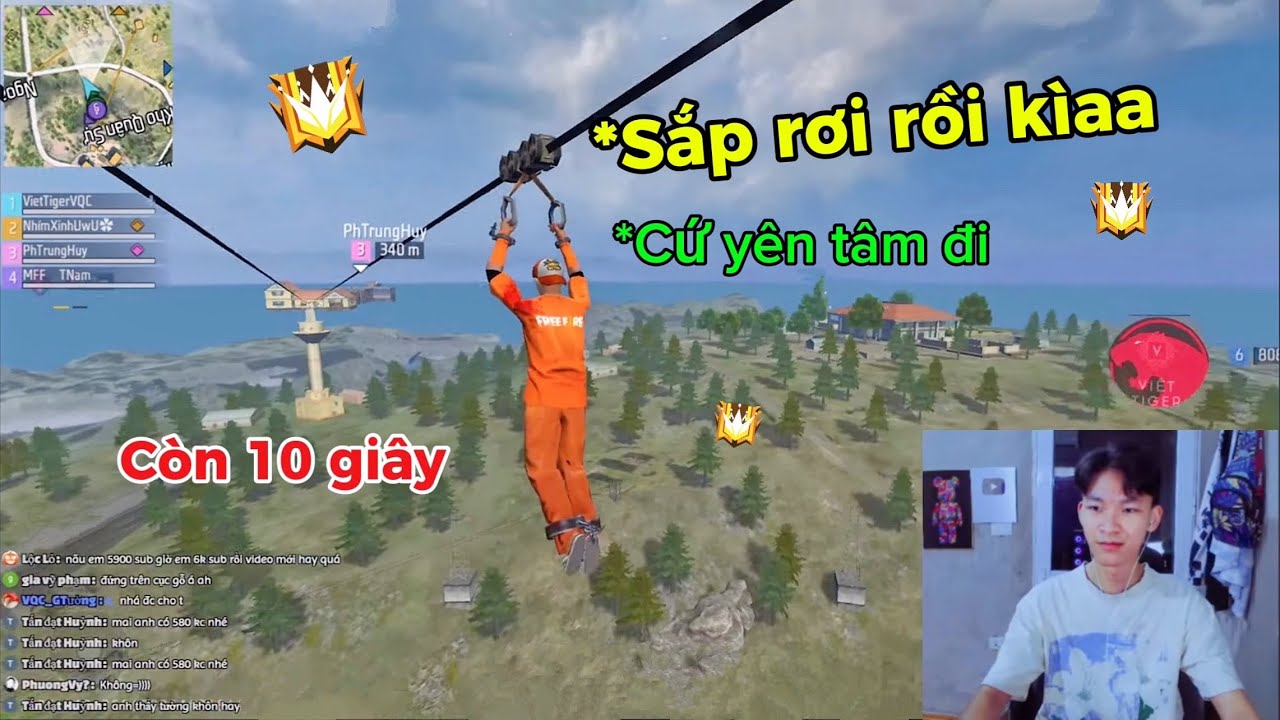 Parkour Đảo Qu&acirc;n Sự | Việt Tiger C&ugrave;ng Huynh Đệ Lao Về Đ&iacute;ch Khi Sắp Hết Thời Gian | Free Fire