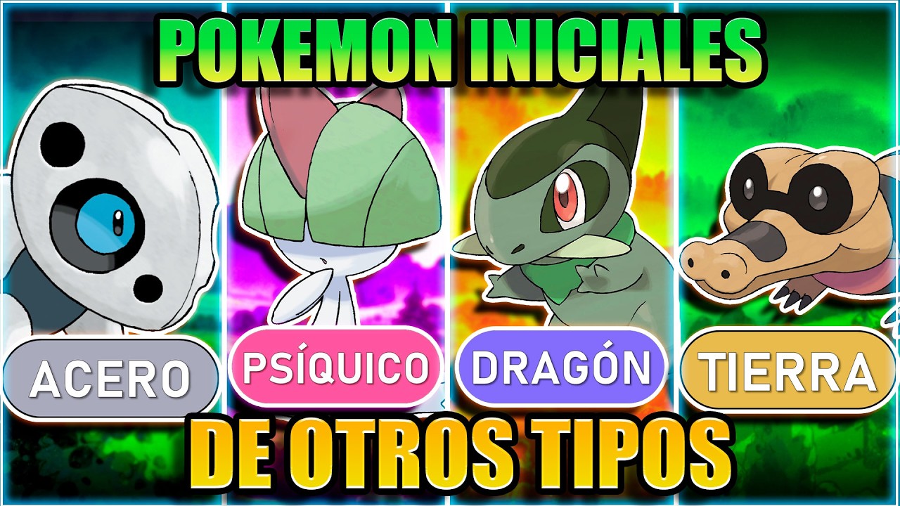 ¿QUE PASARIA SI ELIGIES un POKEMON INICIAL de CUALQUIER TIPO?