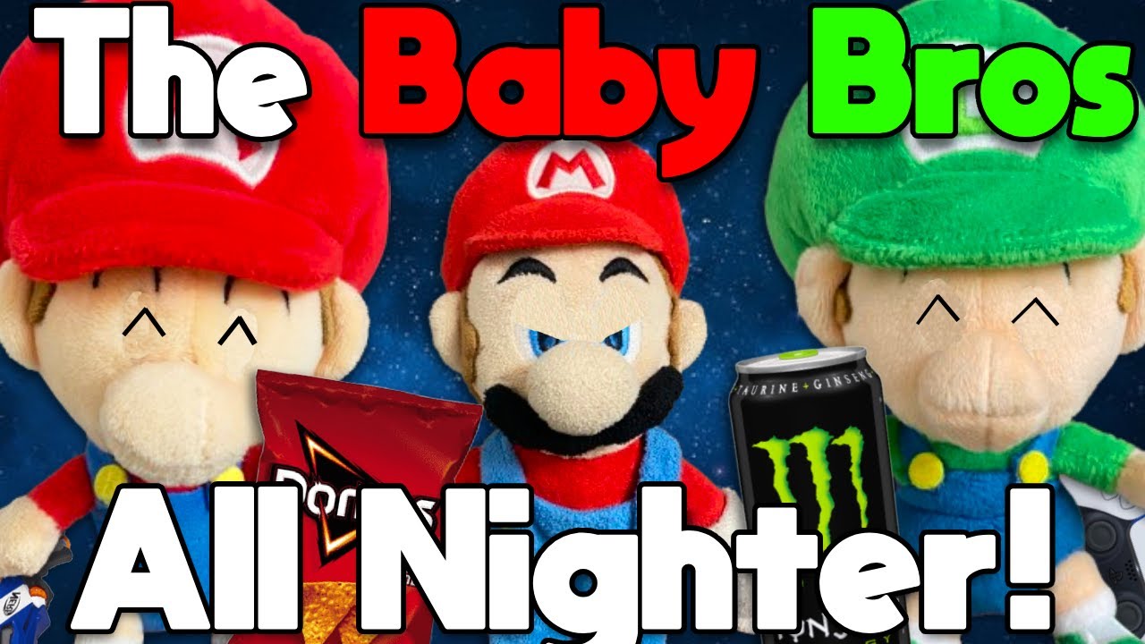 The Baby Bros All Nighter - Mario Plush