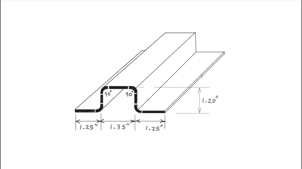 Aviation Maintenance:  90&deg; Hat-Channel Sheet Metal Layout (Part 1)