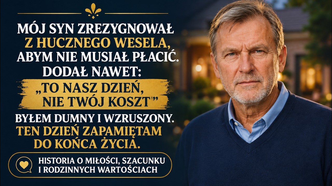 Syn WYRZUCIŁ mnie ze ślubu, a POTEM przysłał rachunek na 300 000 złotych!