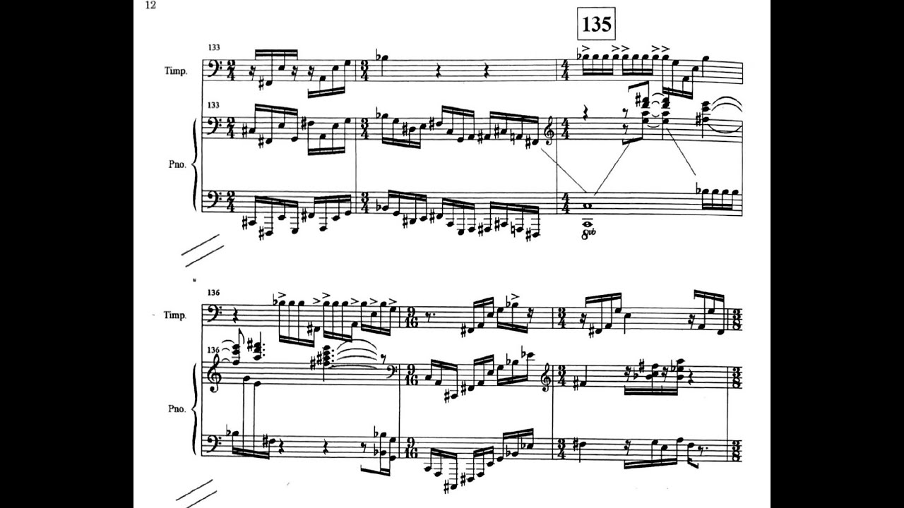 William Kraft - Concerto for Timpani and Orchestra (1983) [Score-Video]