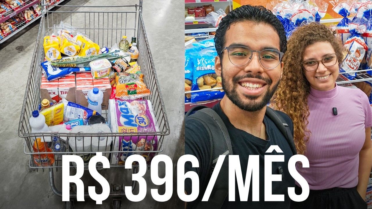 COMPRA DO M&Ecirc;S PARA DUAS PESSOAS COM R$ 396,00! (achamos caro)