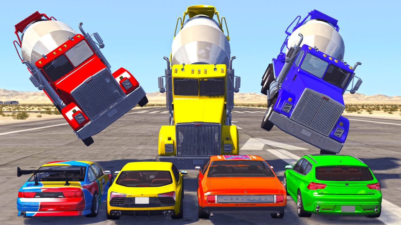BeamNG Drive - Best of High Speed Crashes - 10,000 Subscribers Special