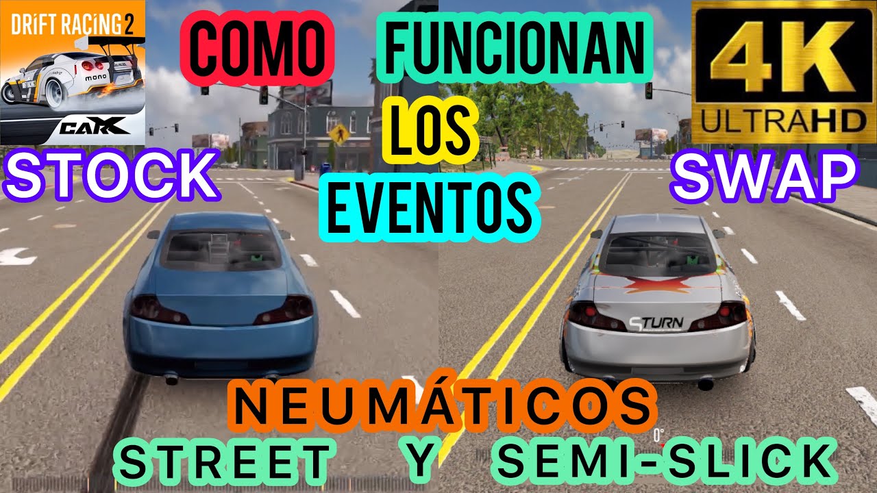 ¿Qué NEUMÁTICOS deberías USAR? & cómo FUNCIONAN los EVENTOS  || Car X Drift Racing 2 Mobile