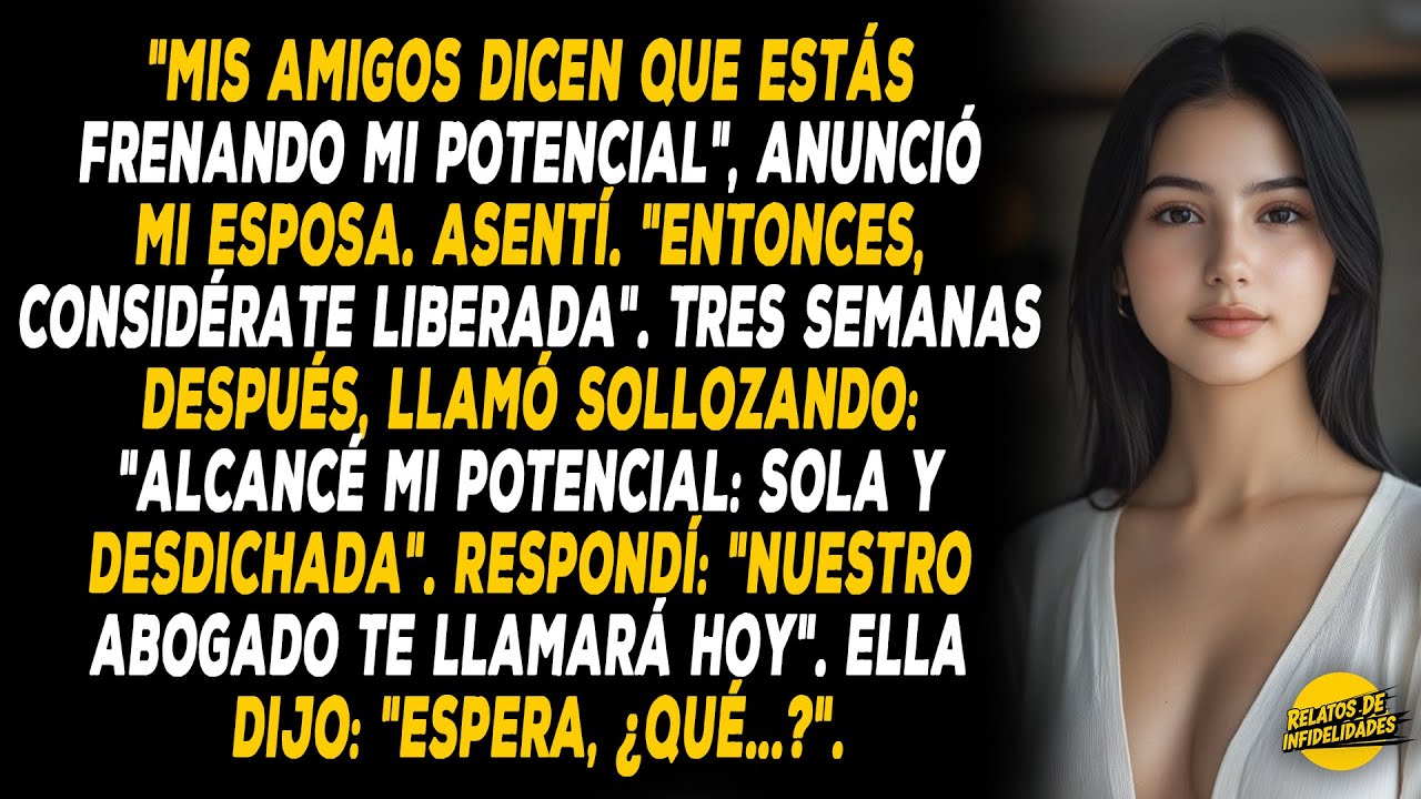Mi Esposa Dijo Que Yo Estaba Frenando Su Potencial, Hasta Que Mi Tranquila Salida Lo Cambió Todo...