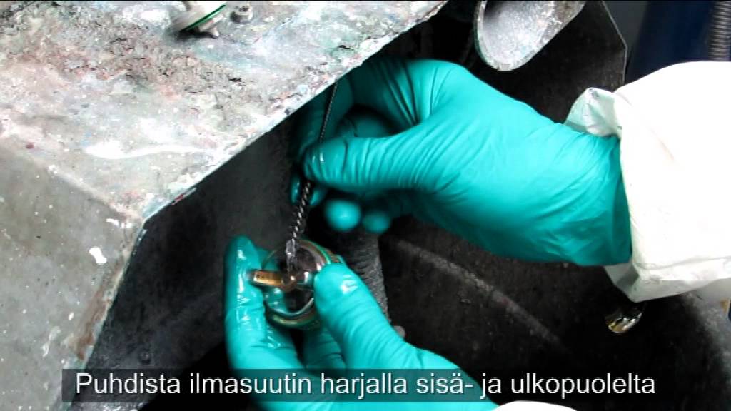Maaliruiskun puhdistus