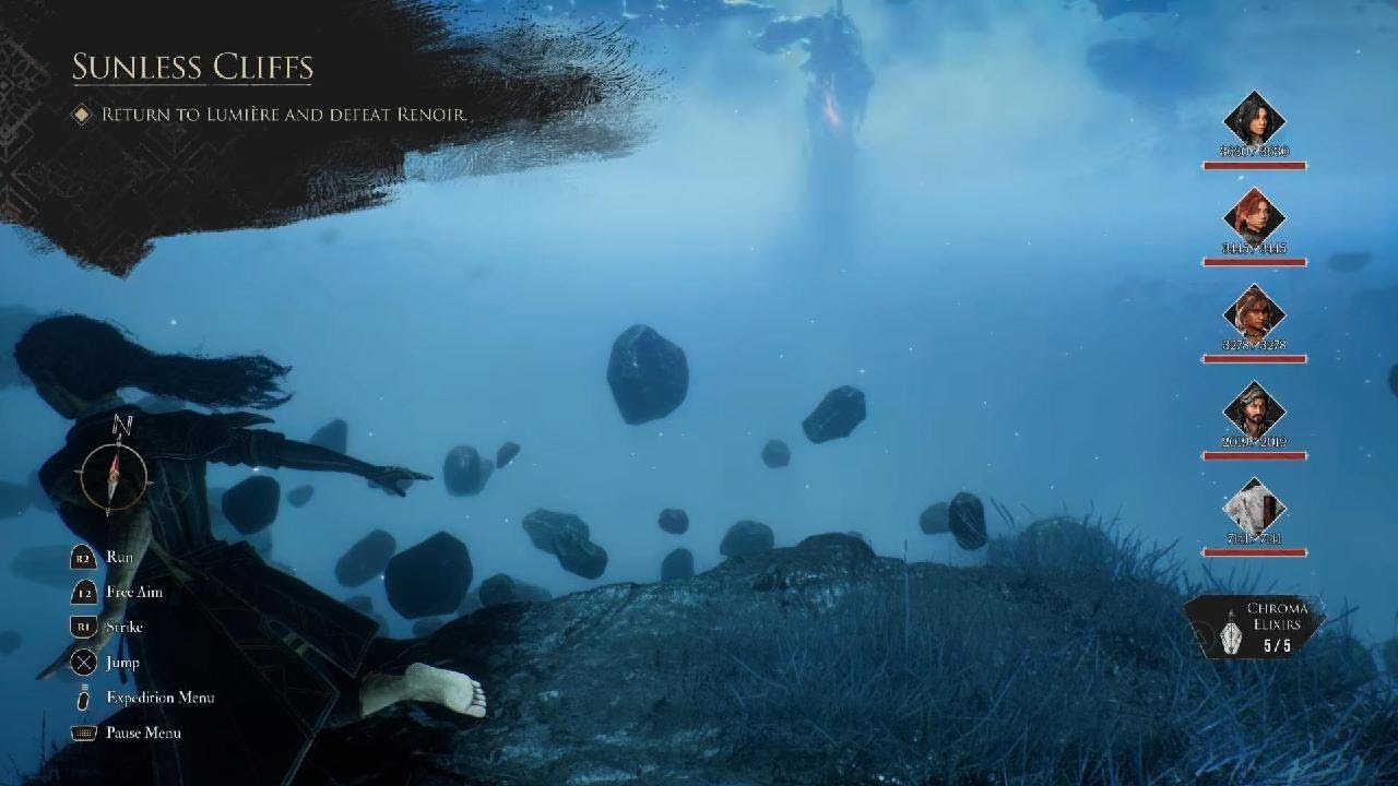 Clair Obscur: Expedition 33 - Mime in Sunless Cliffs Boss Fight